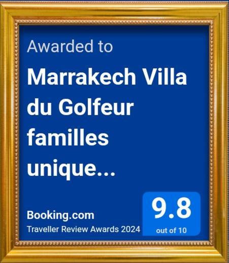 Marrakech Villa Du Golfeur Familles Uniquement Marrakesh Buitenkant foto