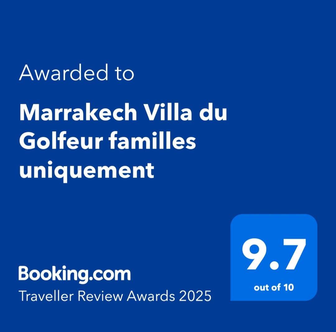 Marrakech Villa Du Golfeur Familles Uniquement Marrakesh Buitenkant foto